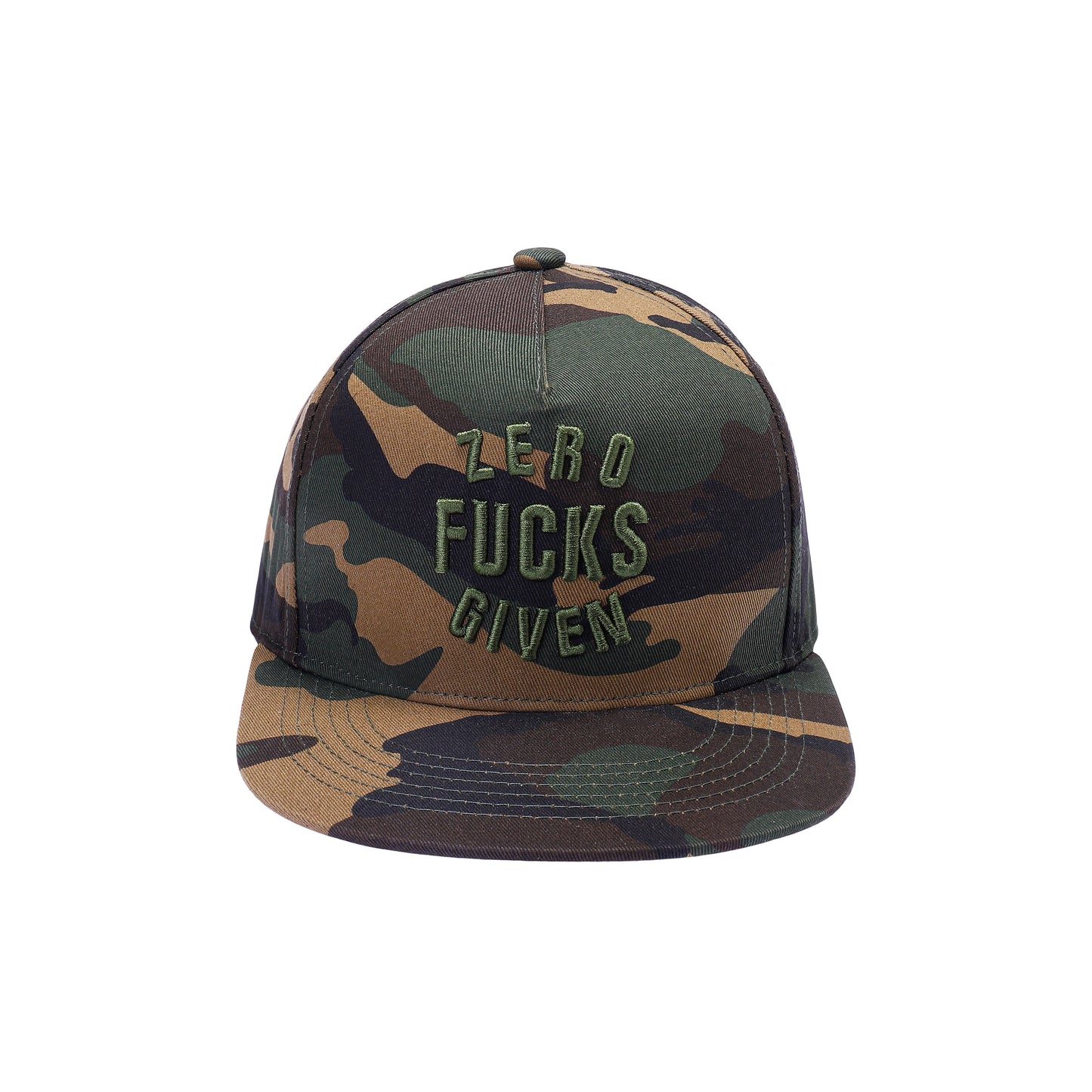 'Zero F**** Given' Embroidered Snapbacks