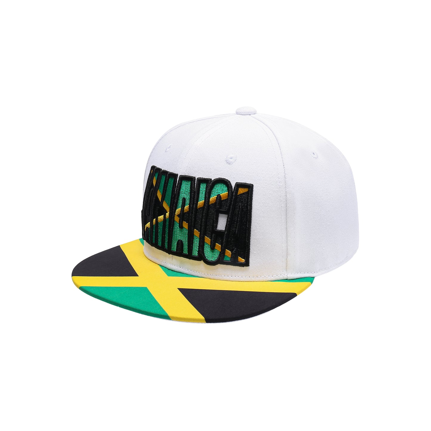 Jamaica Flag Embroidered Snapback