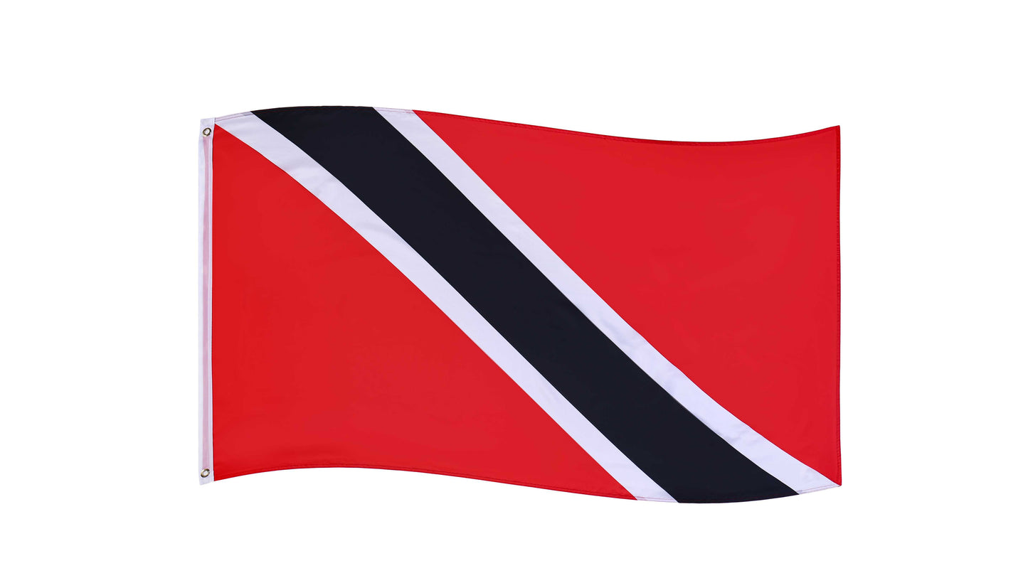 Trinidad & Tobago National Flag with Eyelets (3x5 ft)