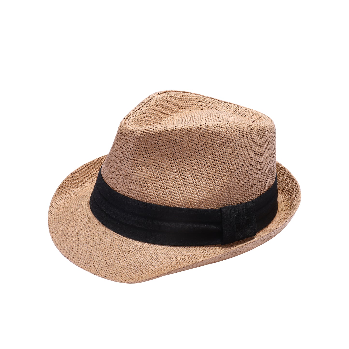 Summer Trilby Hat with Plain Black Band