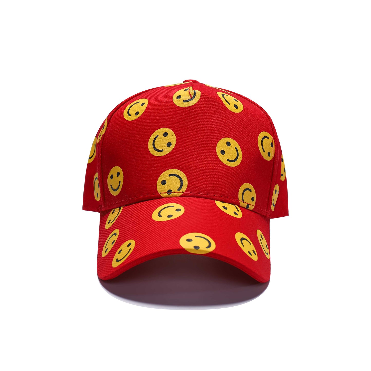 Smiley Face Printed Baseball Caps