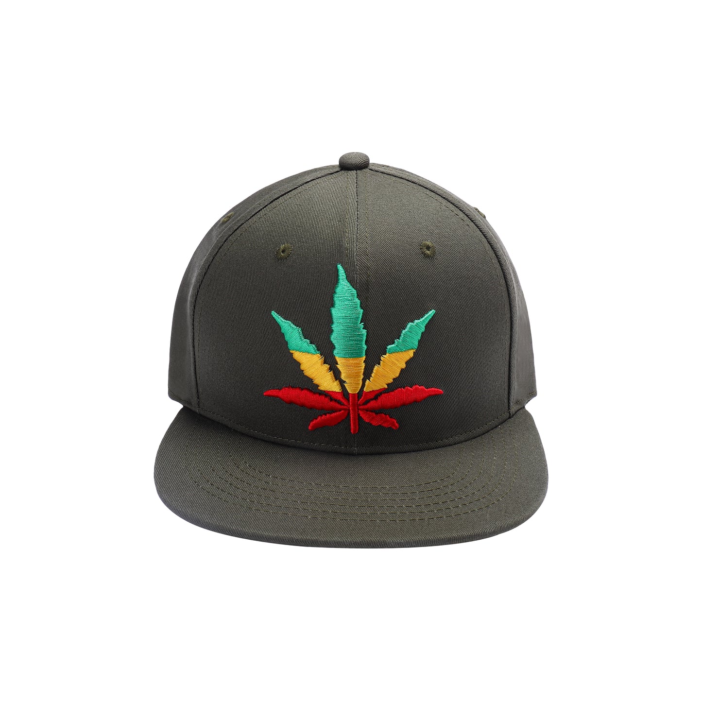 Rasta Ganja Leaf Snapbacks
