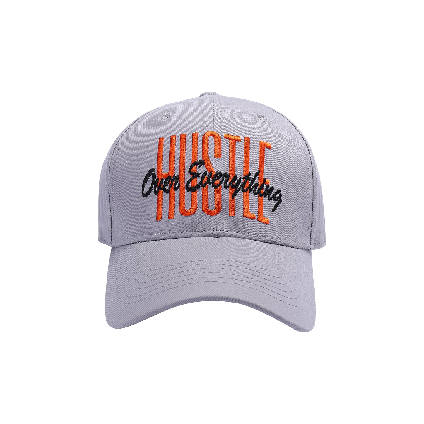 Hustle Over Everything Embroidered Baseball Caps
