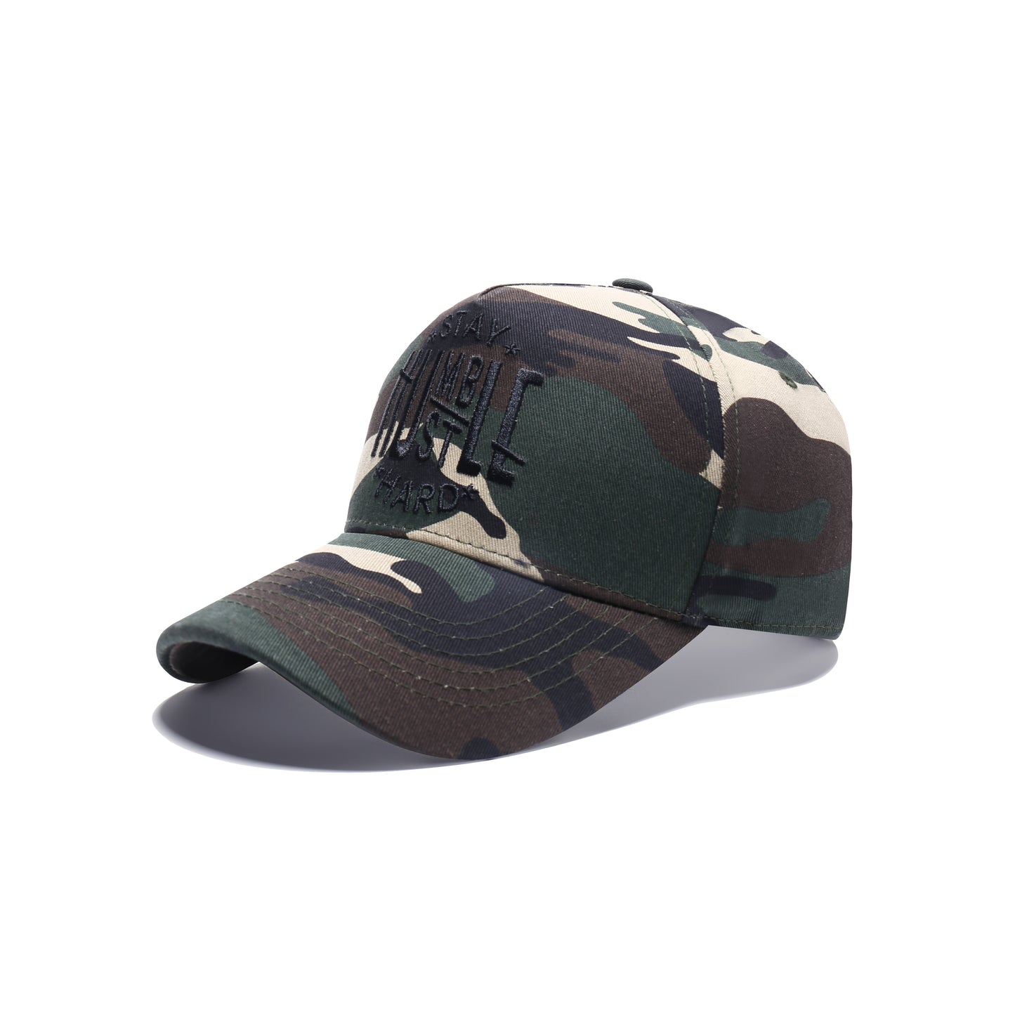 'Stay Humble Hustle Hard' Embroidered Baseball Caps