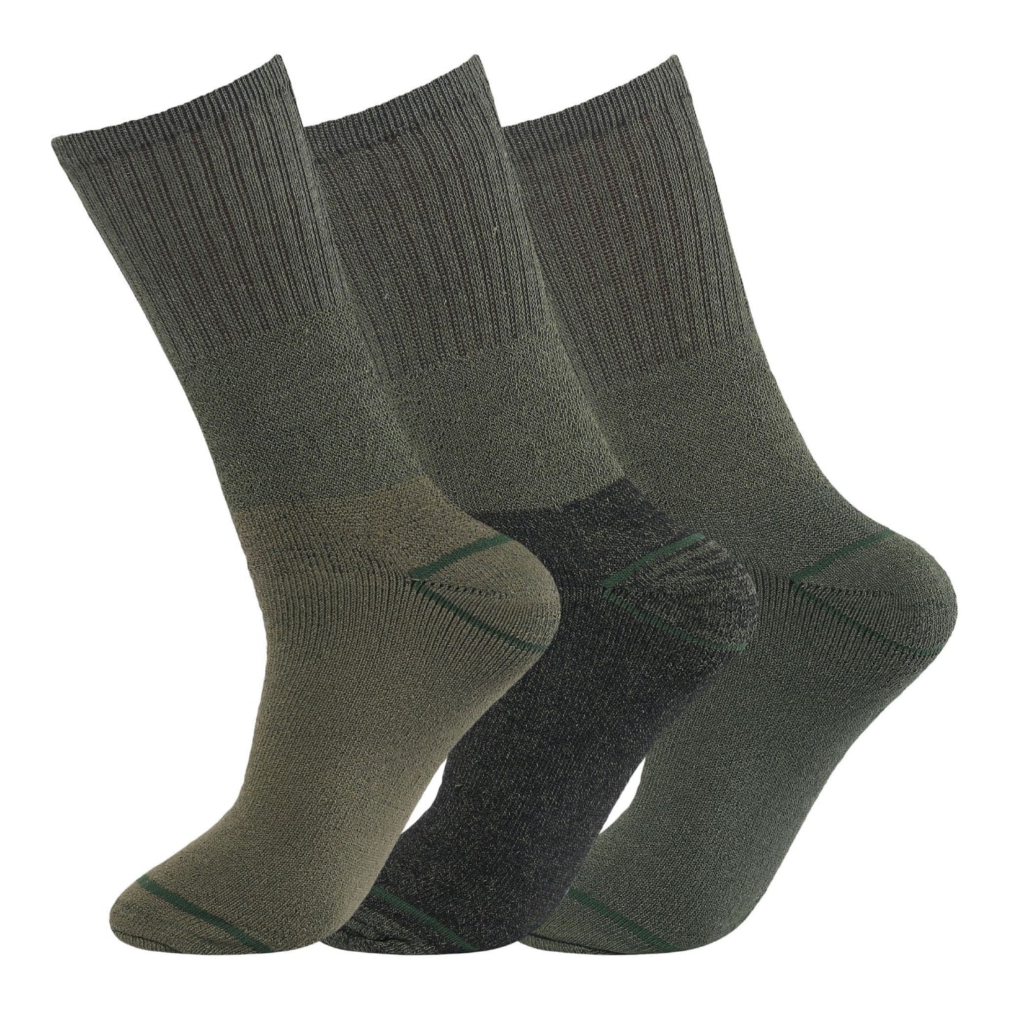 Mens Chunky Military Boot Socks (12 Pairs)