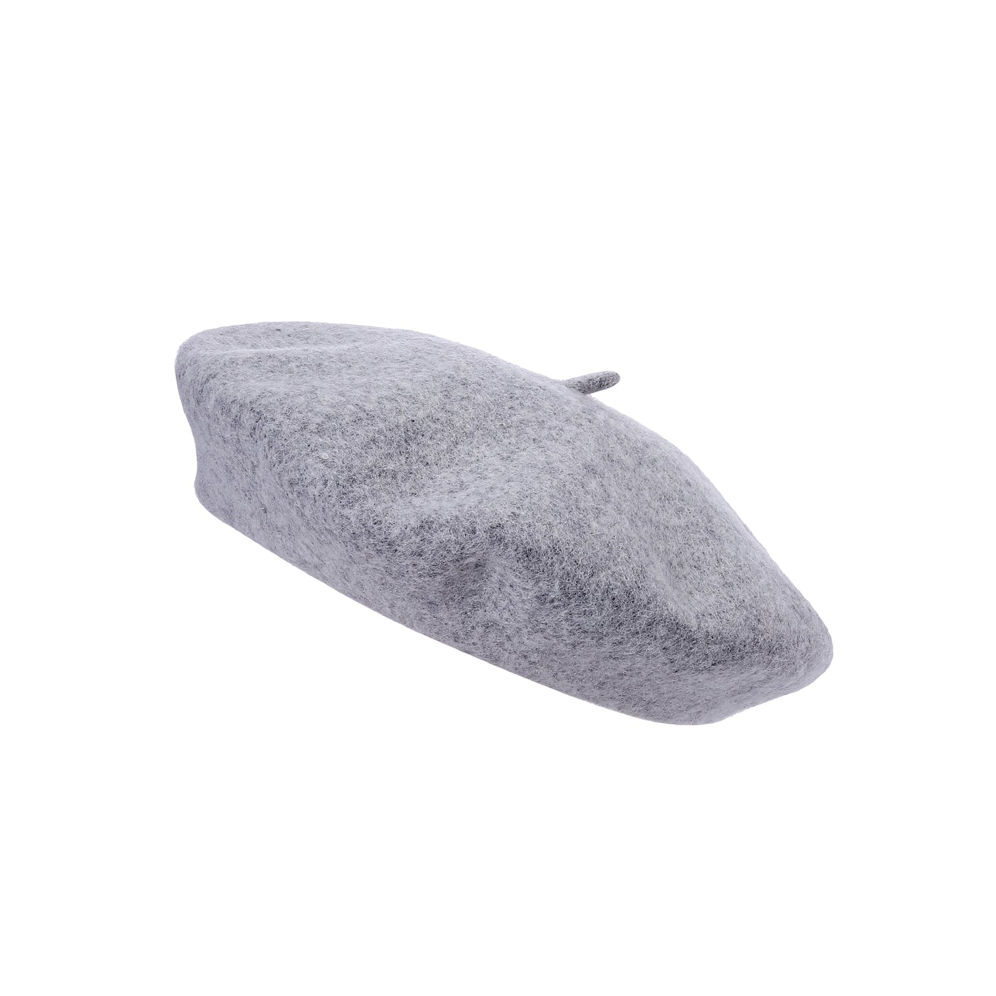 Premium Wool Beret - Grey