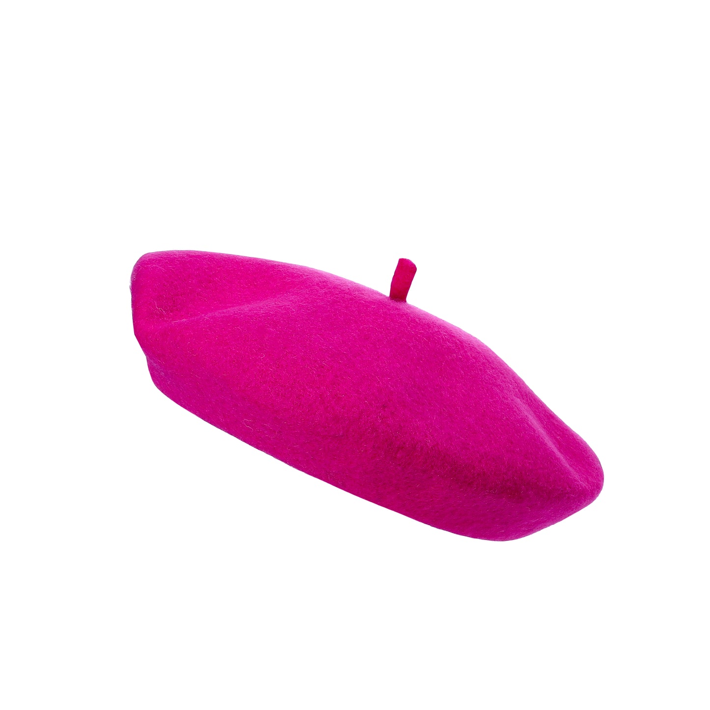 Premium Wool Beret - Fuchsia