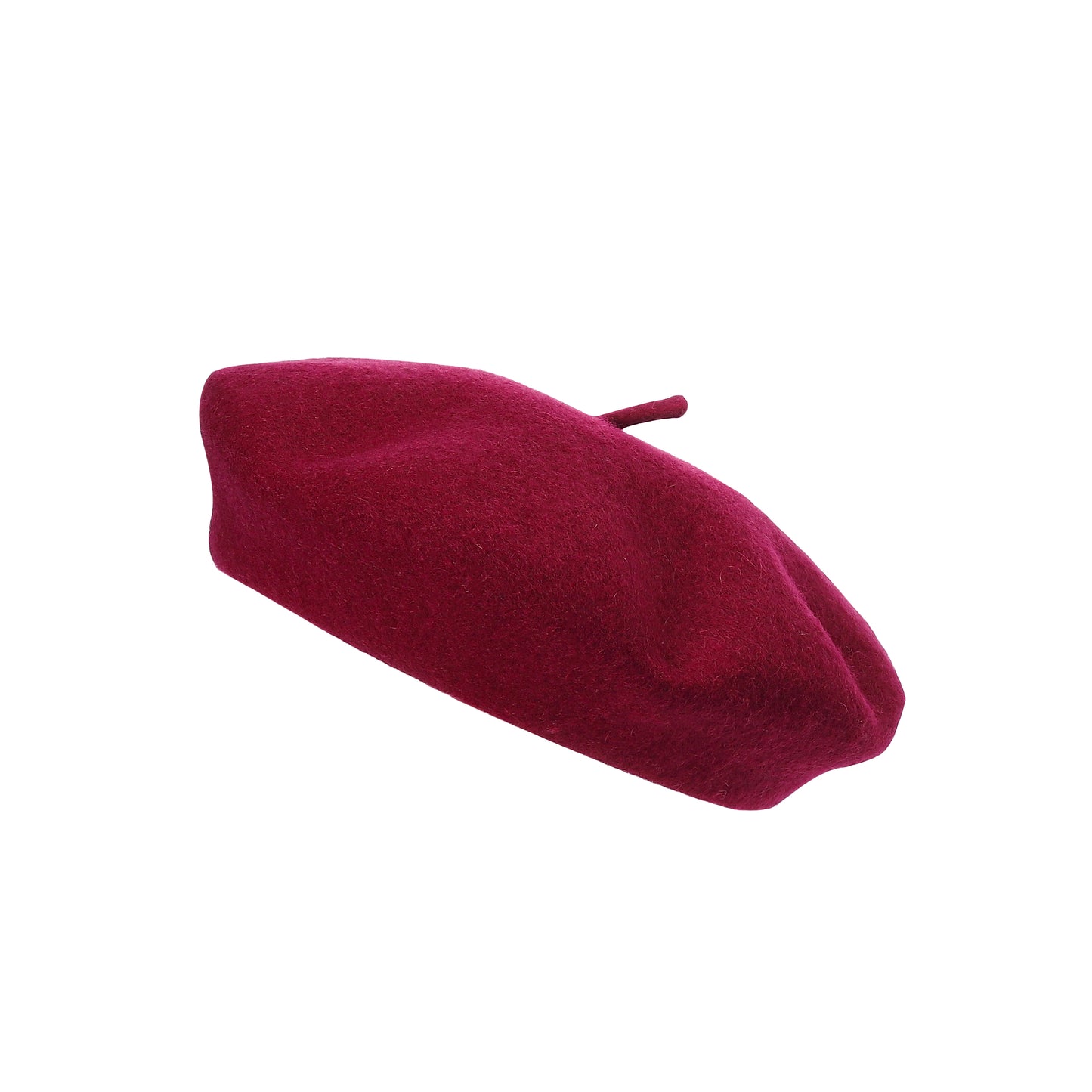 Premium Wool Beret - Maroon