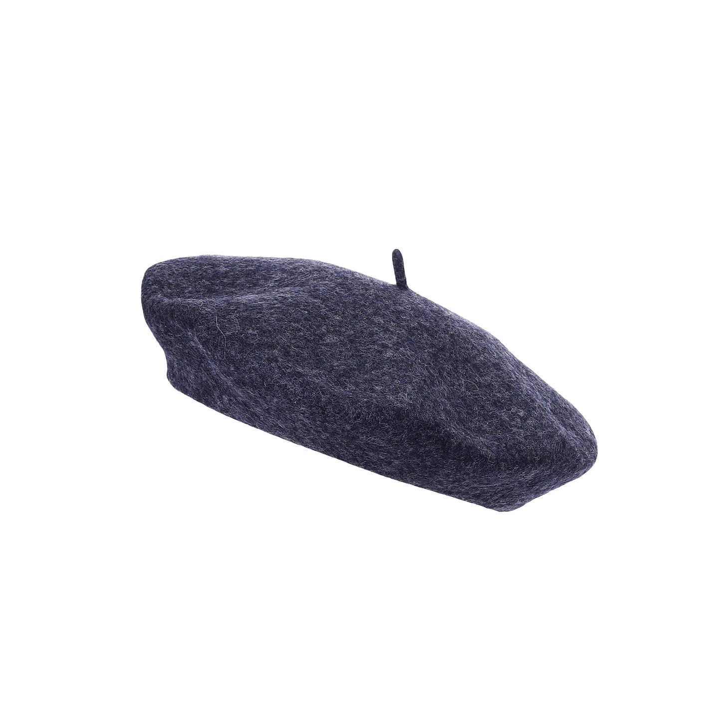 Premium Wool Beret - Charcoal