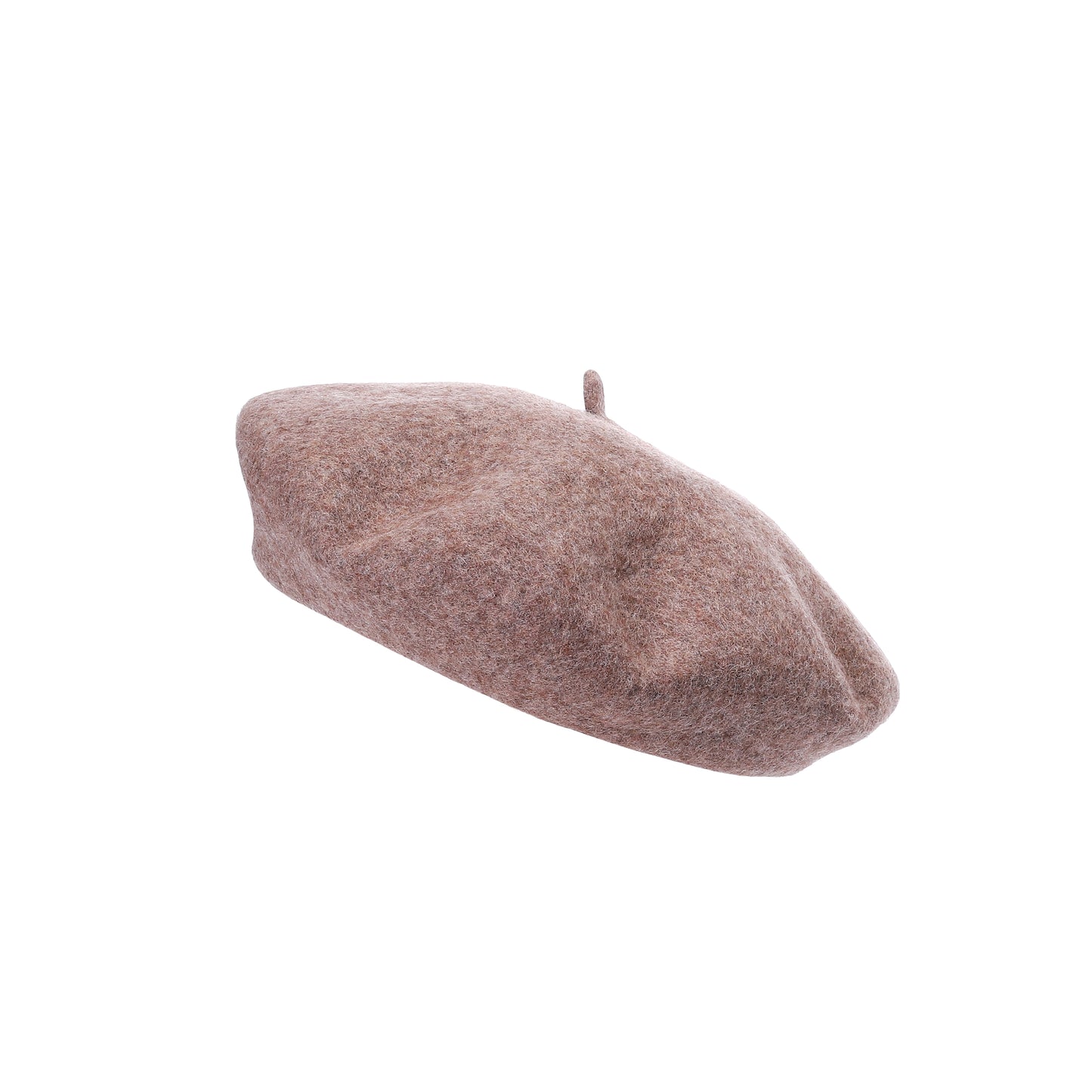 Premium Wool Beret - Dark Beige
