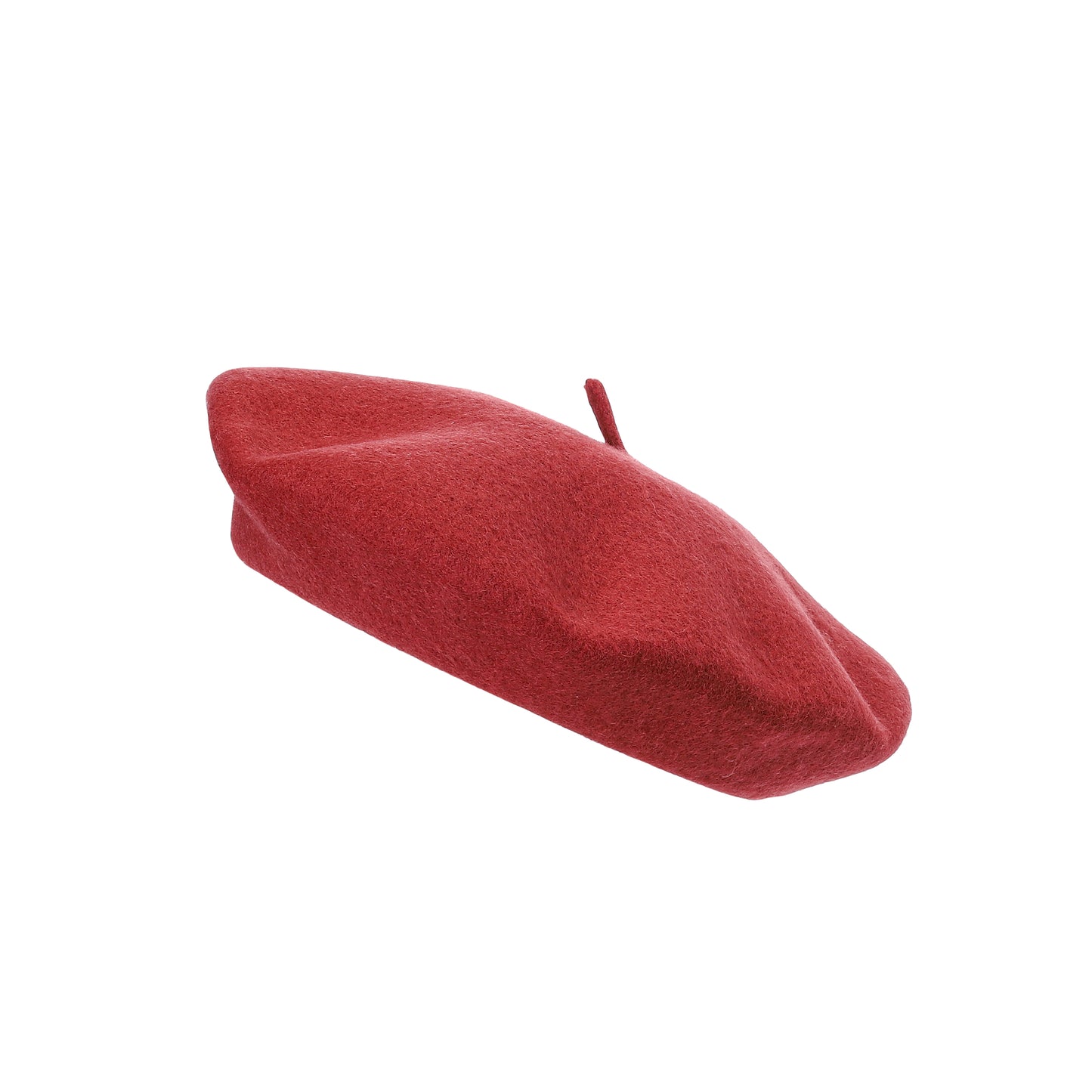 Premium Wool Beret - Burnt Orange