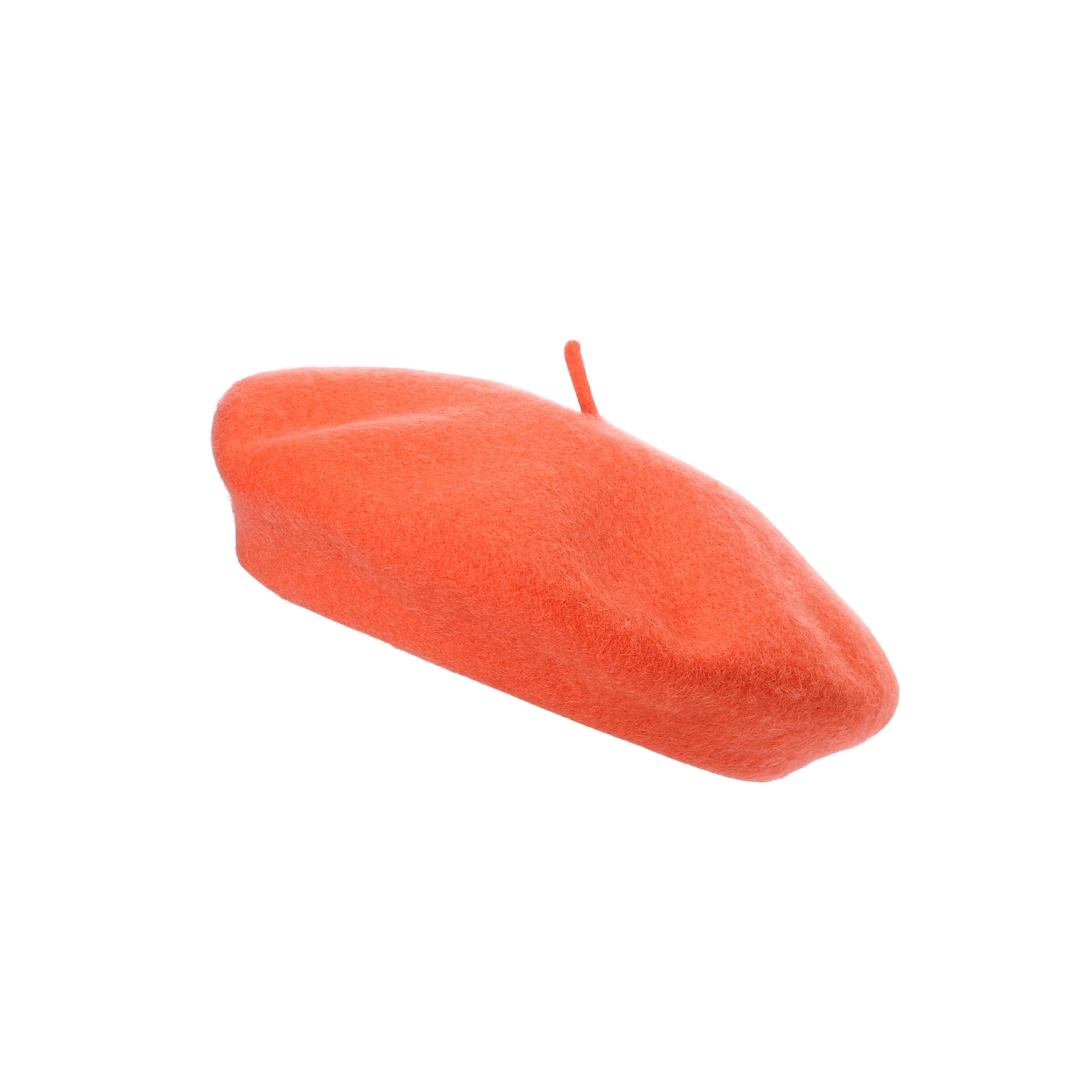 Premium Wool Beret - Orange