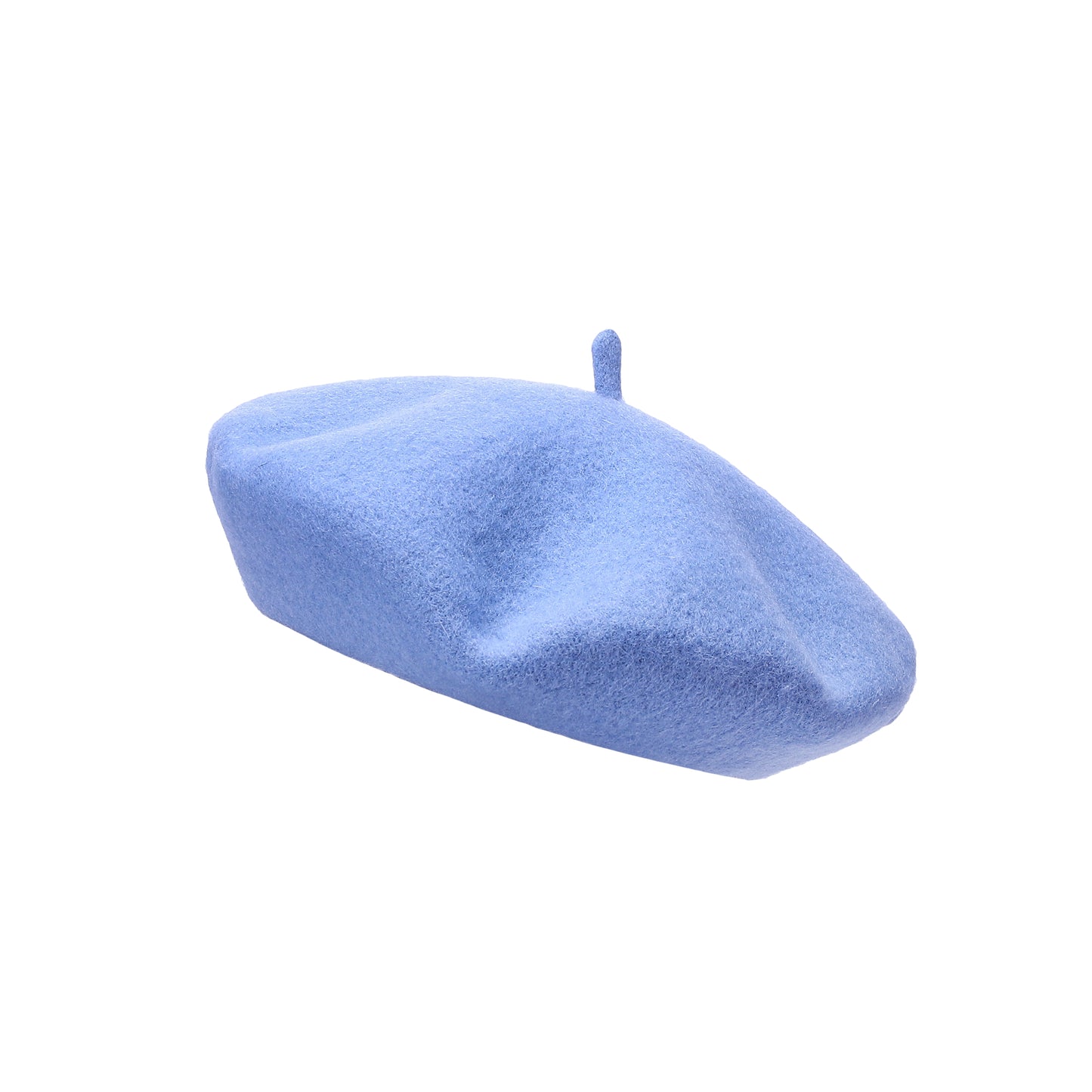 Premium Wool Beret - Sky Blue