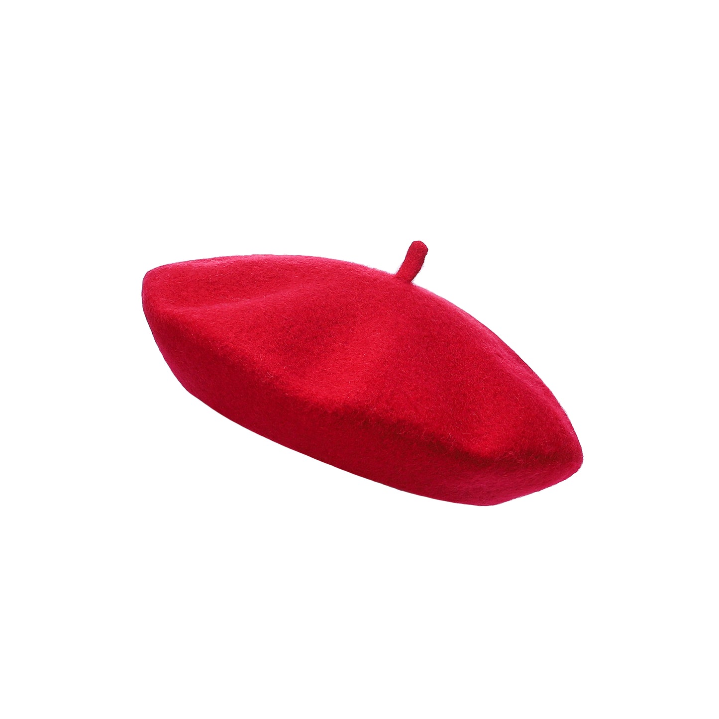 Premium Wool Beret - Red