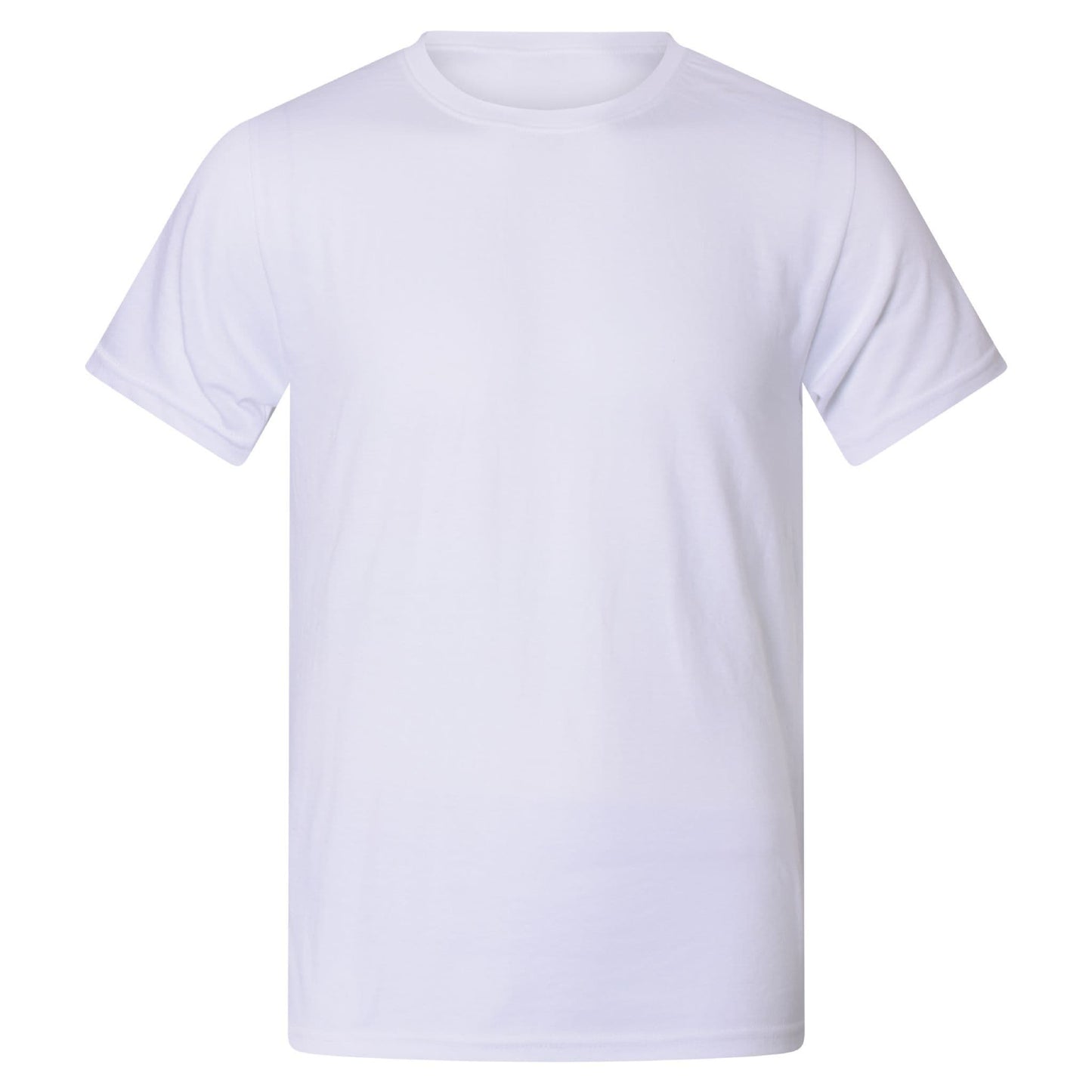 Cotton Rich Plain White T-Shirts
