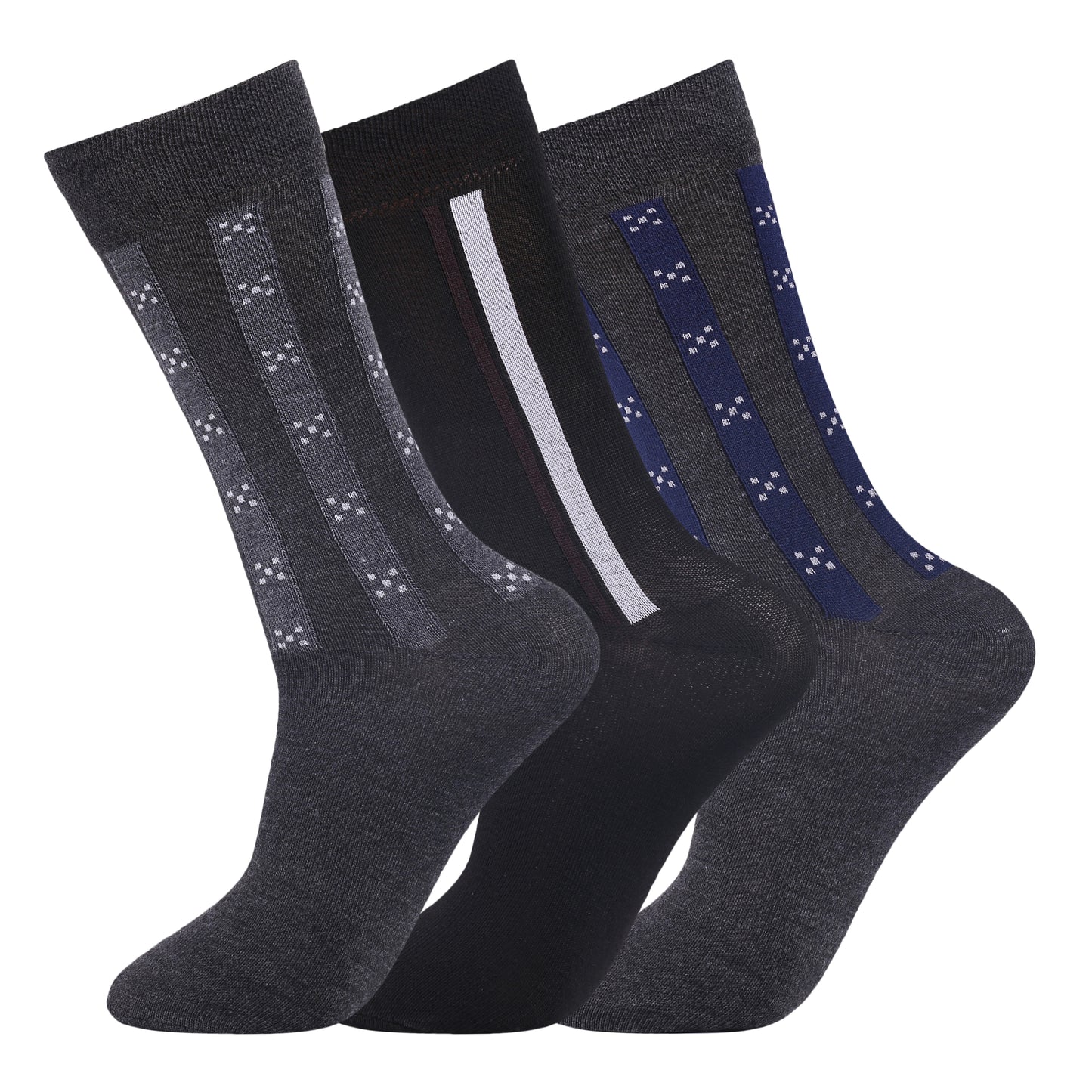 Mens Non Elastic Diabetic Socks - Formal (12 Pairs)