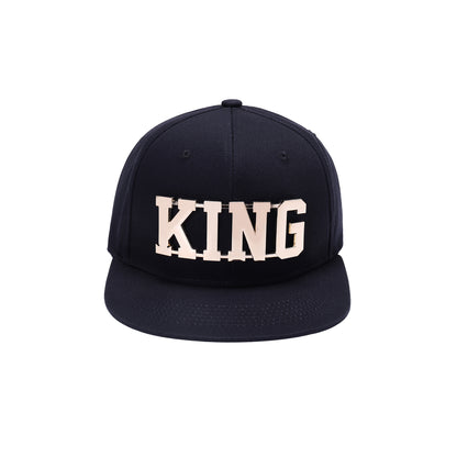 KING Gold Metal Logo Snapbacks