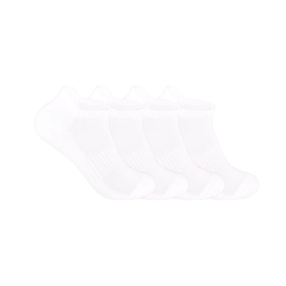 Ladies Cushioned Trainer Socks - White (12 Pairs)