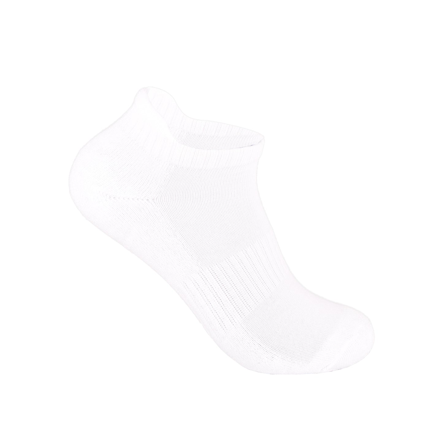 Ladies Cushioned Trainer Socks - White (12 Pairs)