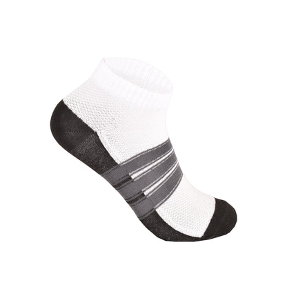 Mens Trainer Socks - Multi Stripe Pattern (12 Pairs)