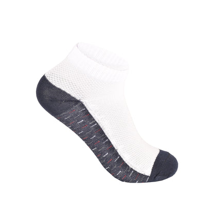 Mens Trainer Socks - Side Panel Dash Pattern (12 Pairs)
