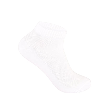 Mens Trainer Socks - Plain White (12 Pairs)