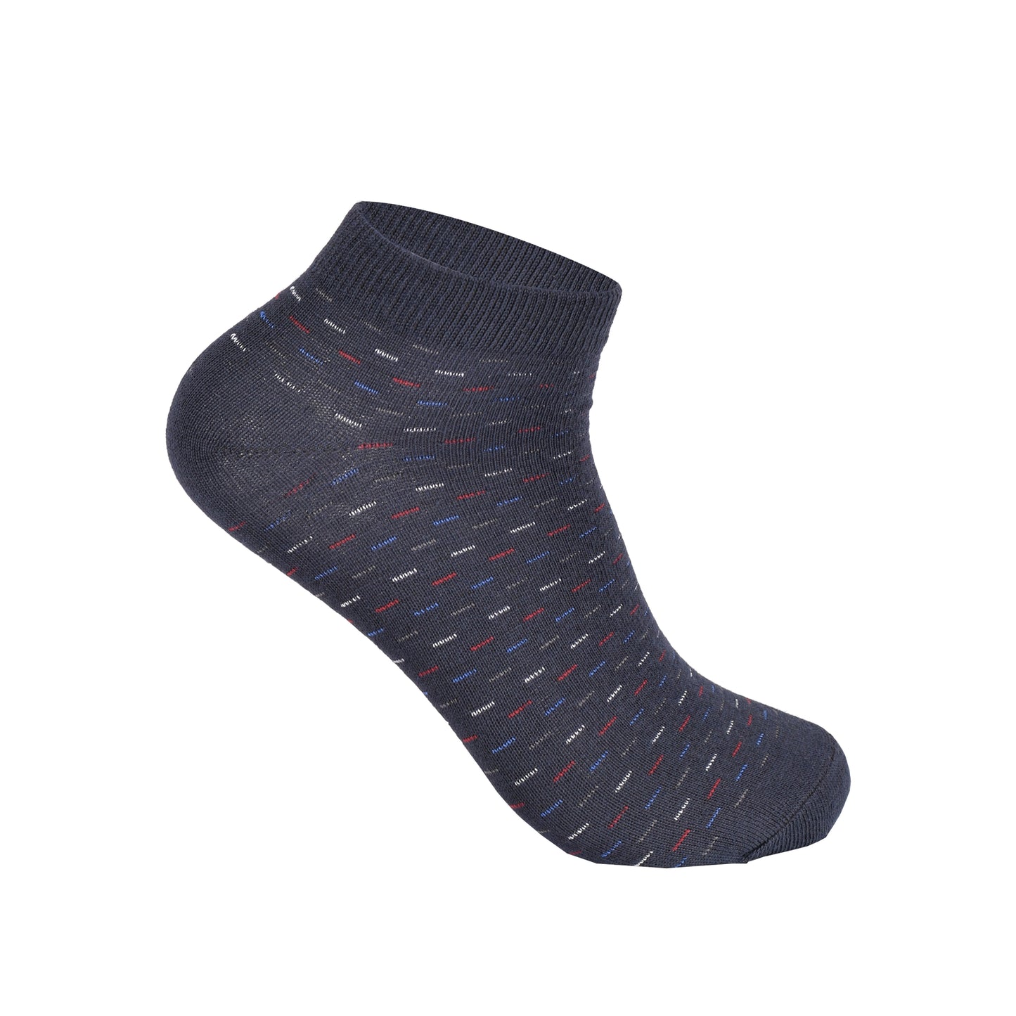 Mens Trainer Socks - Stitch Effect Pattern (12 Pairs)