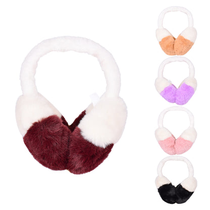 Faux Fur Earmuffs - Two Tone