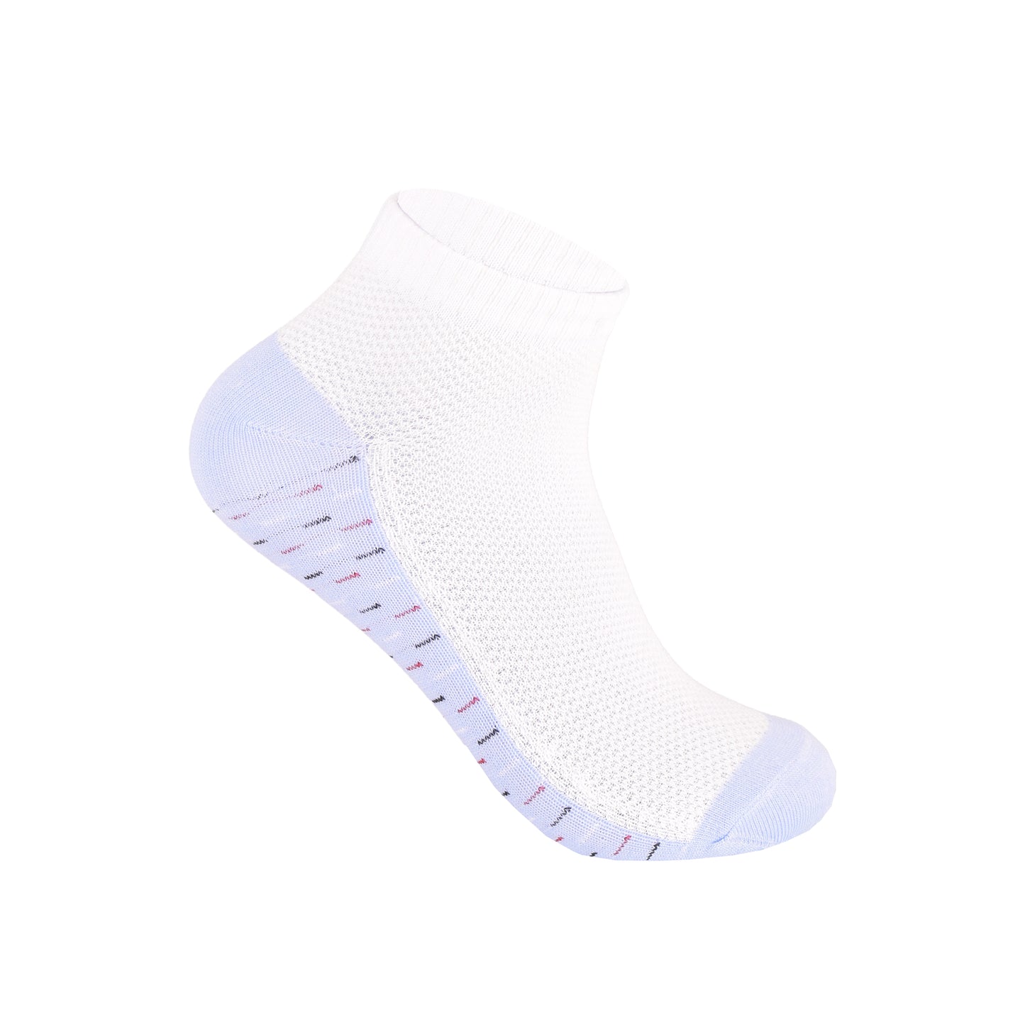 Mens Trainer Socks - Side Panel Dash Pattern (12 Pairs)