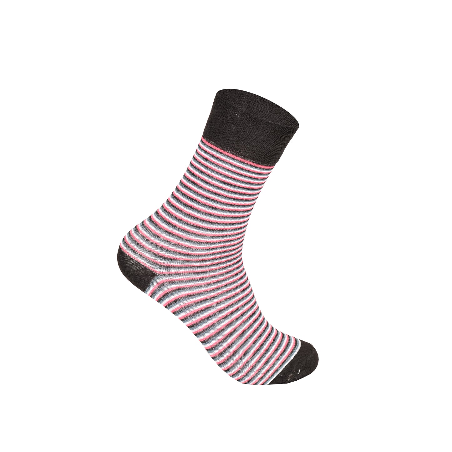 Ladies Non Elastic Diabetic Socks - Polka Dot Pattern (12 Pairs)