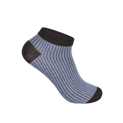 Mens Trainer Socks - Mixed Geometric Pattern (12 Pairs)