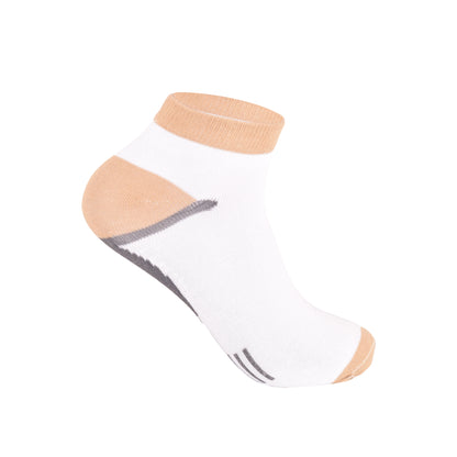 Mens Trainer Socks - Contrast Panel Assorted (12 Pairs)