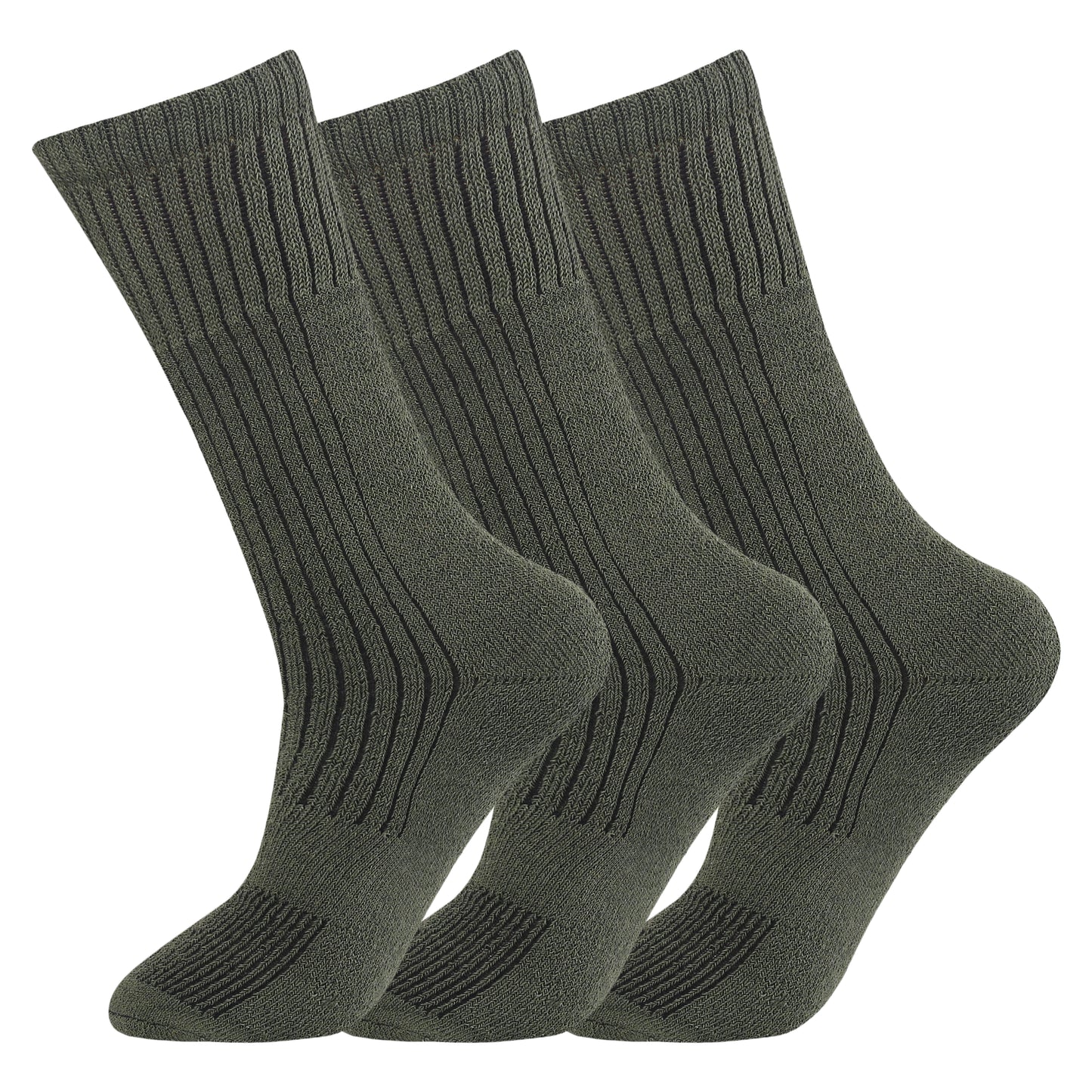 Mens Military Combat Long Socks (12 Pairs)
