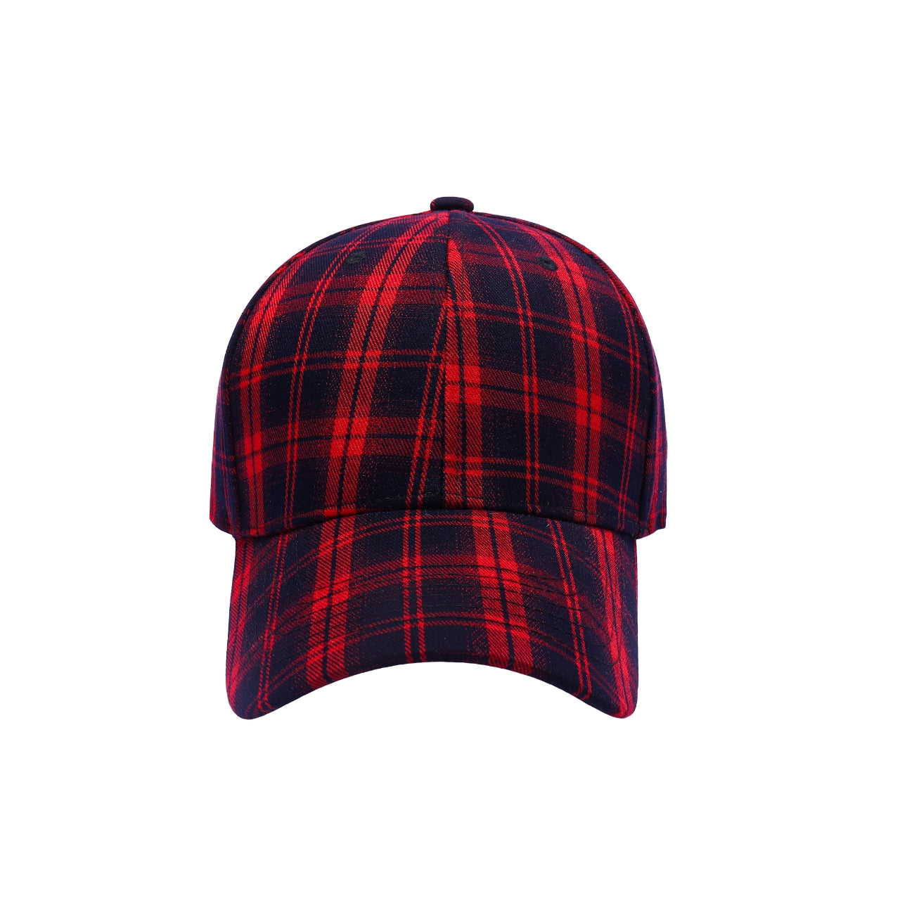 Plaid Pattern Baseball Caps