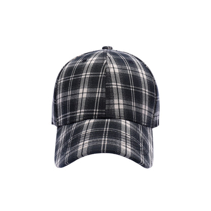 Plaid Pattern Baseball Caps
