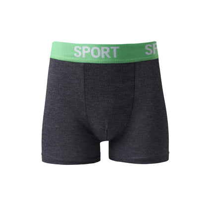 High Impact Men's Boxer Shorts with Neon Sport Waistband