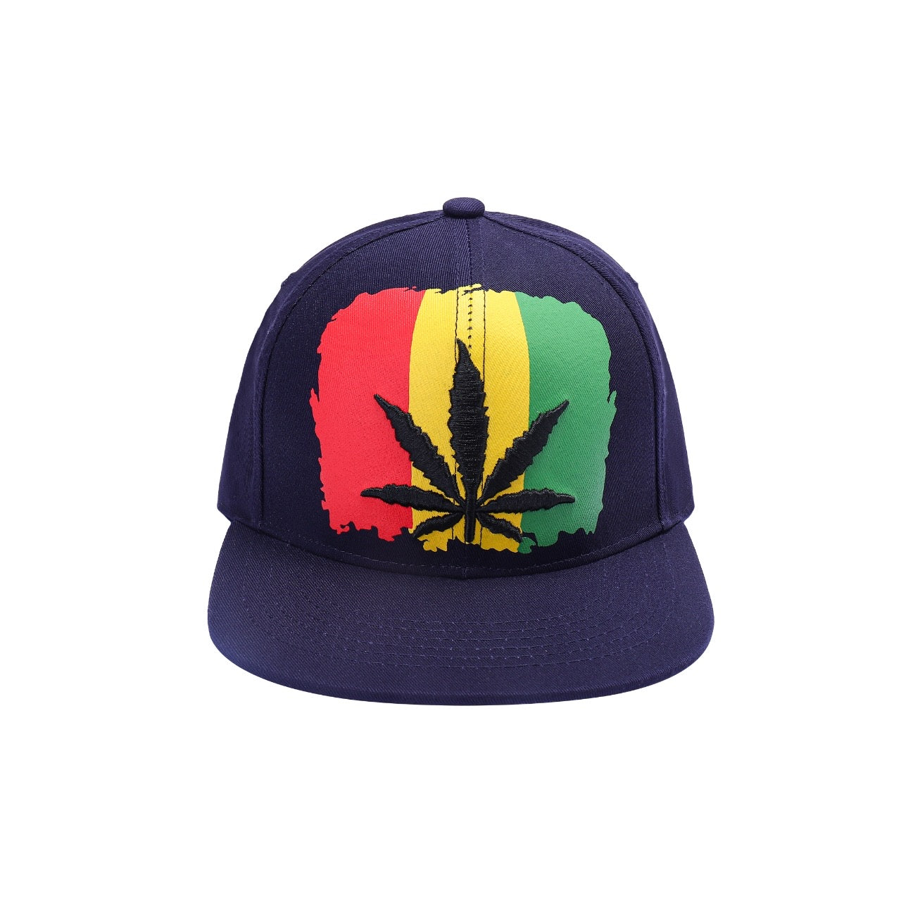 Rasta Flag - Ganja Leaf Snapback Snapbacks