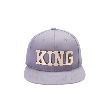 KING Gold Metal Logo Snapbacks