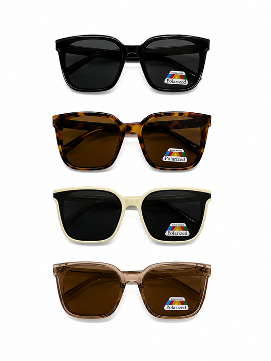Polarized Square Cat-Eye Sunglasses - LSG-29 (12 Units)