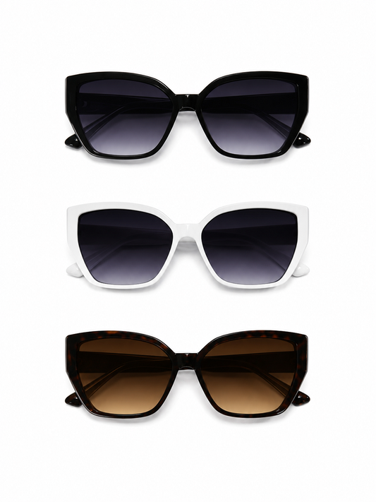 Oversized Cat Eye Sunglasses - LSG-21 (12 Units)