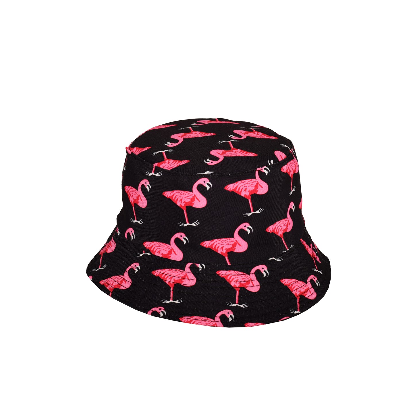 Reversible Flamingo Print Bucket Hat – Assorted Colours