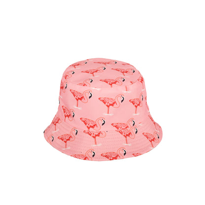 Reversible Flamingo Print Bucket Hat – Assorted Colours