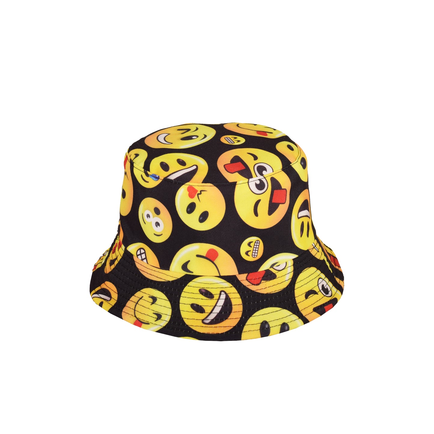 Reversible Emoji Faces Bucket Hat