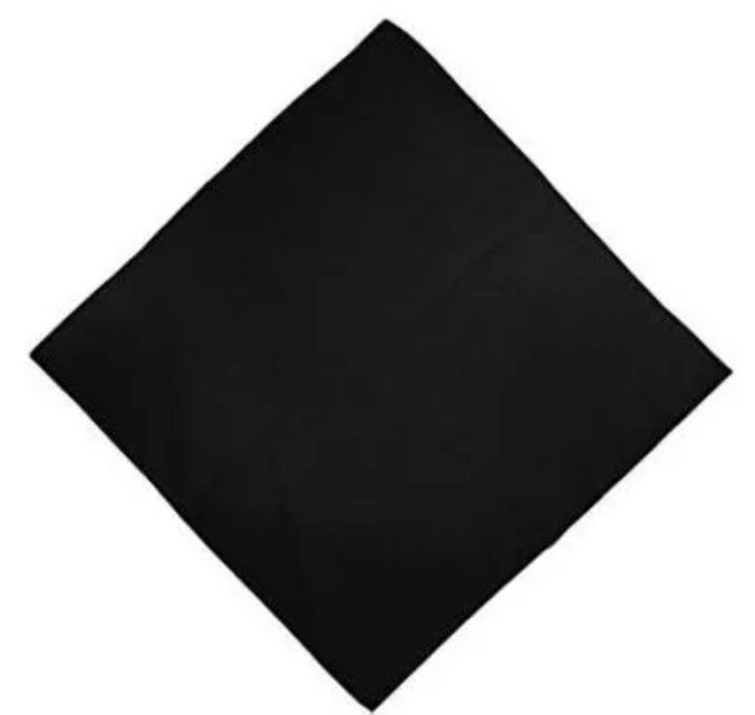 Plain Bandana - Black