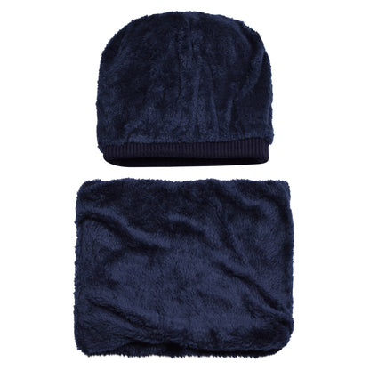 Knitted Hat & Neck Warmer Set - Style 1