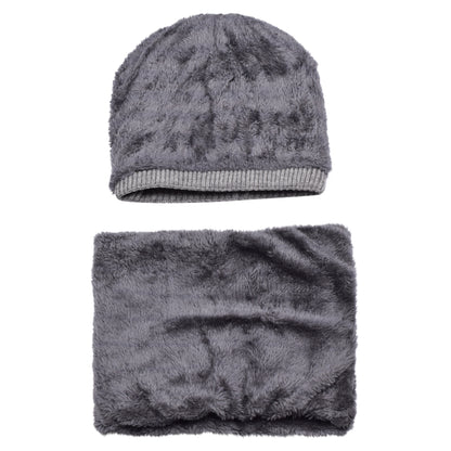 Knitted Hat & Neck Warmer Set - Style 1