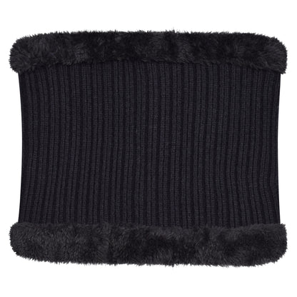 Knitted Hat & Neck Warmer Set - Style 2