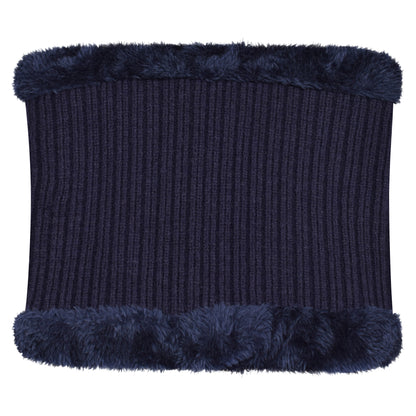 Knitted Hat & Neck Warmer Set - Style 2