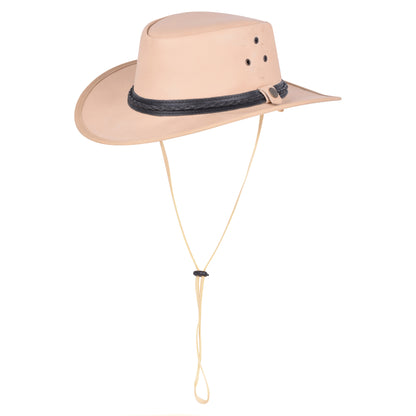 Genuine Leather Outback Cowboy Hat – Australian Bush Style