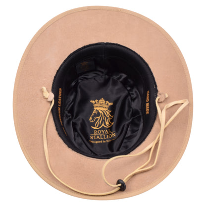 Genuine Leather Outback Cowboy Hat – Australian Bush Style